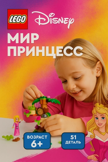Konstruktor LEGO Disney, Avrora o'rmon maydonchasi, 30671 - 