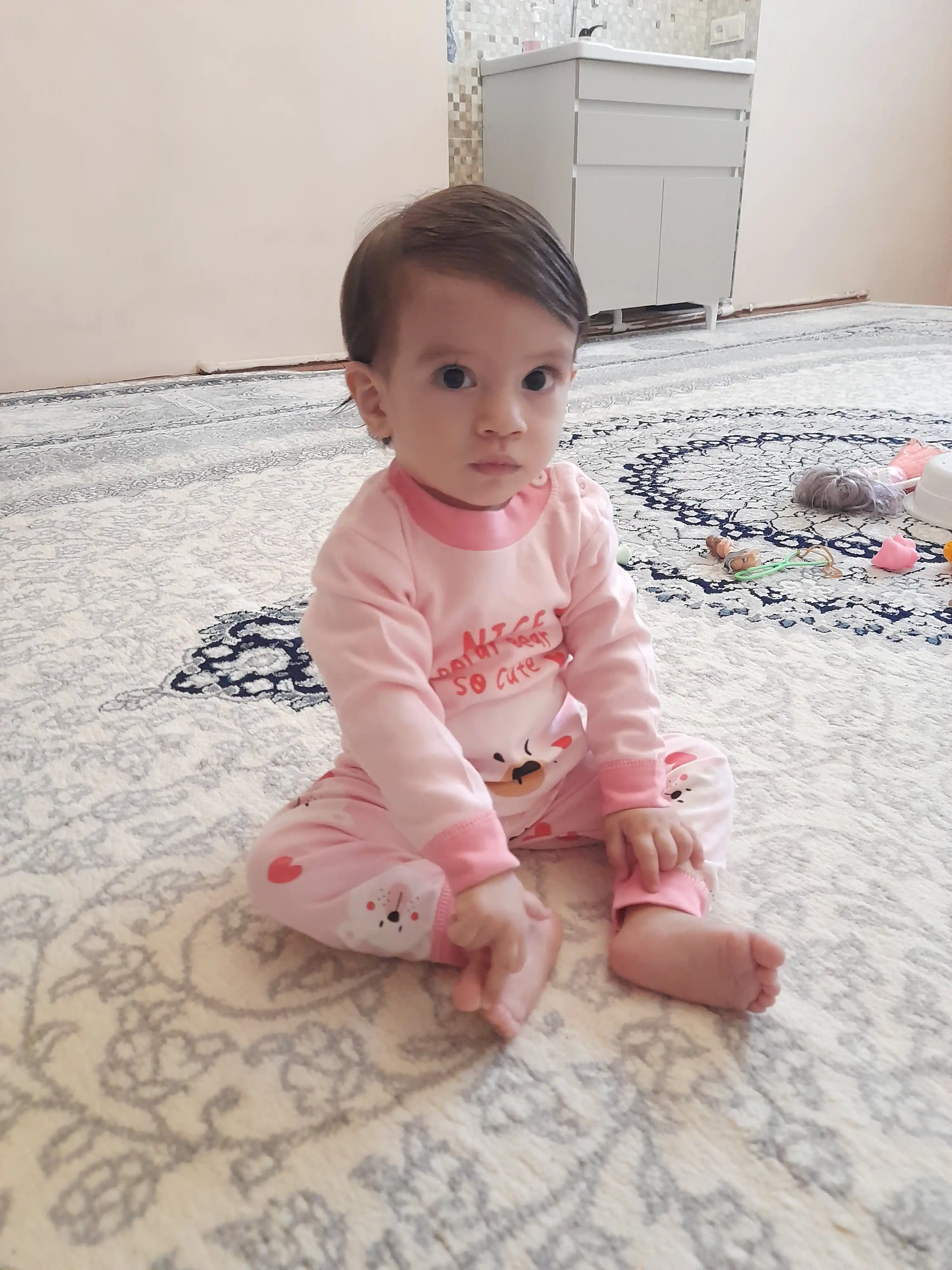 Детская хлопковая пижама для девочек Elankids
