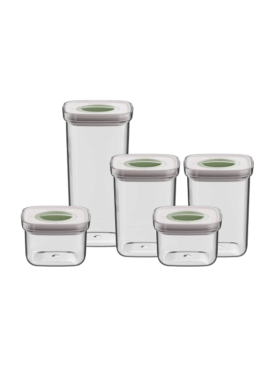BergHOFF - 5 ta oziq-ovqat konteynerlari to‘plami smart seal plastik art. 3950665