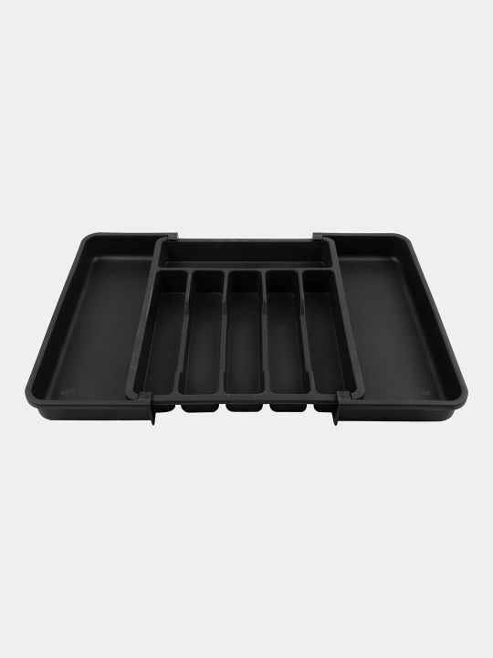 Organayzer stol priborlar uchun tortiladigan plastmassa lotok konteyner oshxona uchun