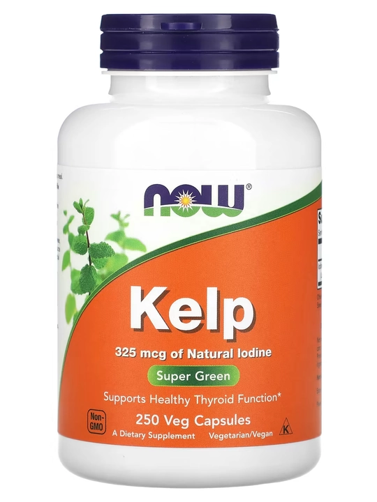 NOW Foods, Kelp, 250 kapsulalar