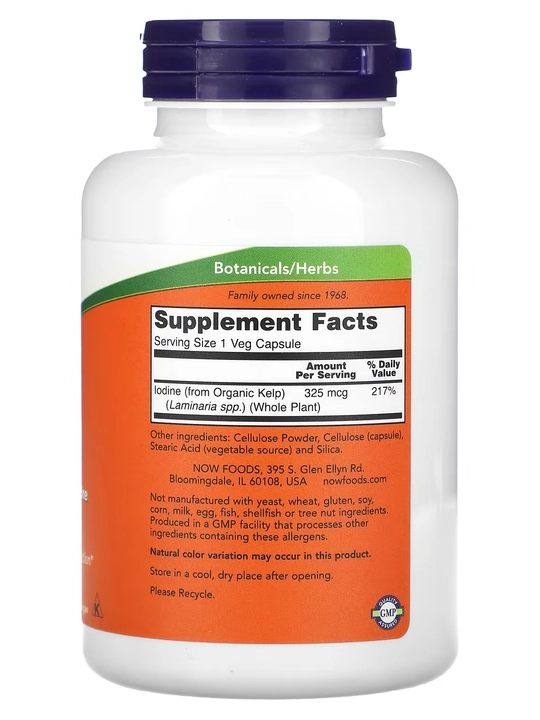 NOW Foods, Kelp, 250 kapsulalar