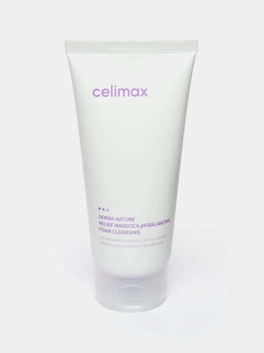 Yengil kislotali tozalovchi ko'pik, Celimax, Derma Nature Madecica pH Balancing Foam Clean