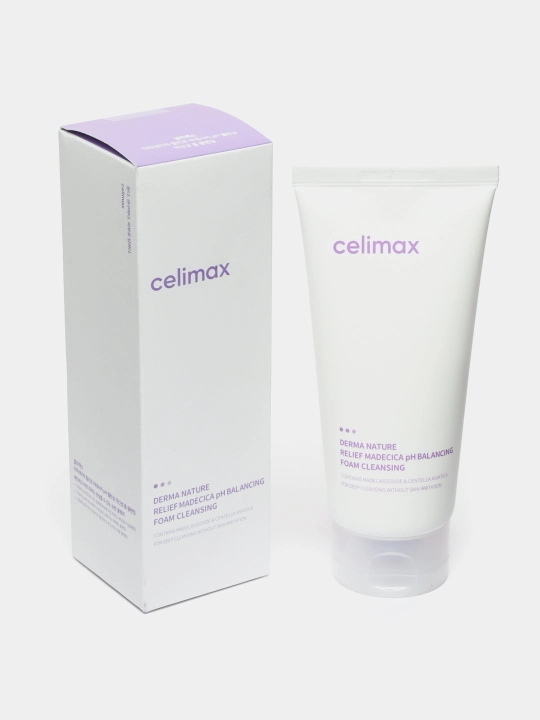 Yengil kislotali tozalovchi ko'pik, Celimax, Derma Nature Madecica pH Balancing Foam Clean