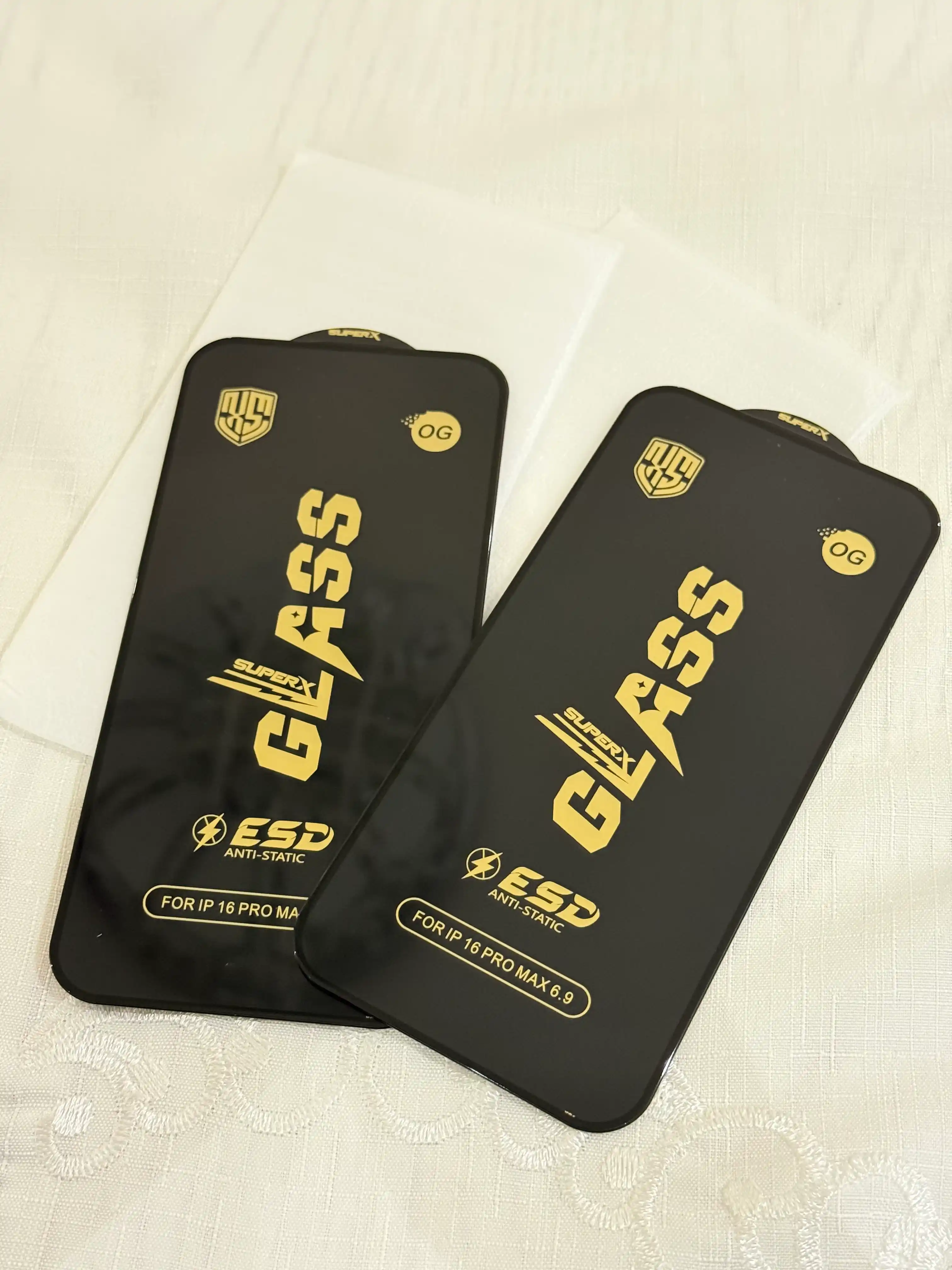 Защитное стекло для экрана iPhone 16 PRO MAX, 16 PRO, 15 PRO MAX, 15 PRO 14/13