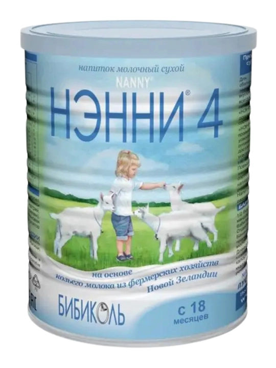 NENNI® echki sutli aralashma — 0 oydan 18+ oy, prebiotik va Omega-3 bilan, 800 g - 