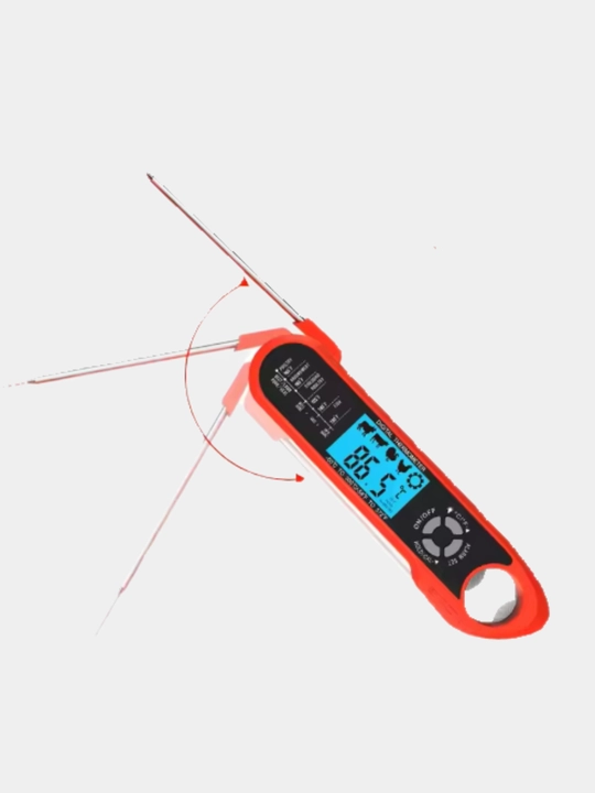 Finemold FM004-B raqamli go‘sht termometri – ikki tomonlama yoritgichli