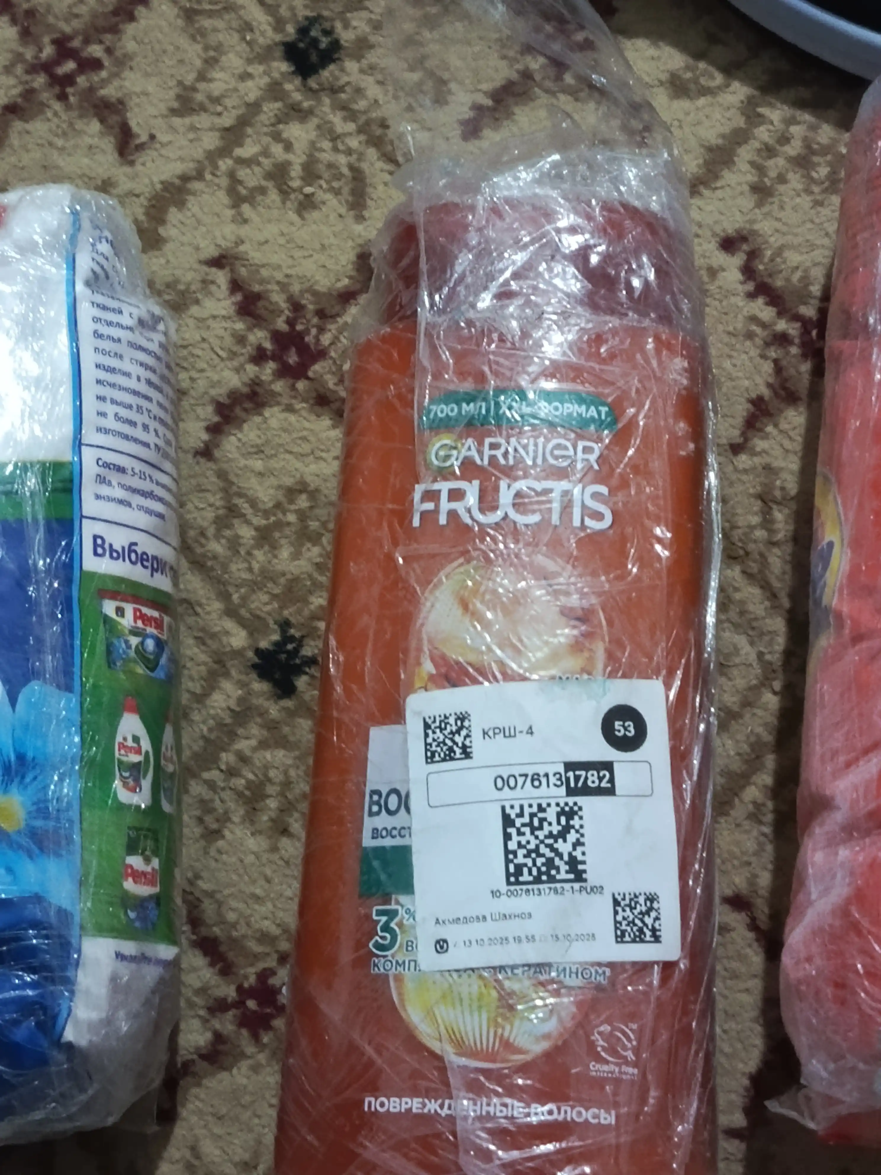Garnier Шампунь для волос Fructis SOS Восстановление для поврежденных волос, 700 мл