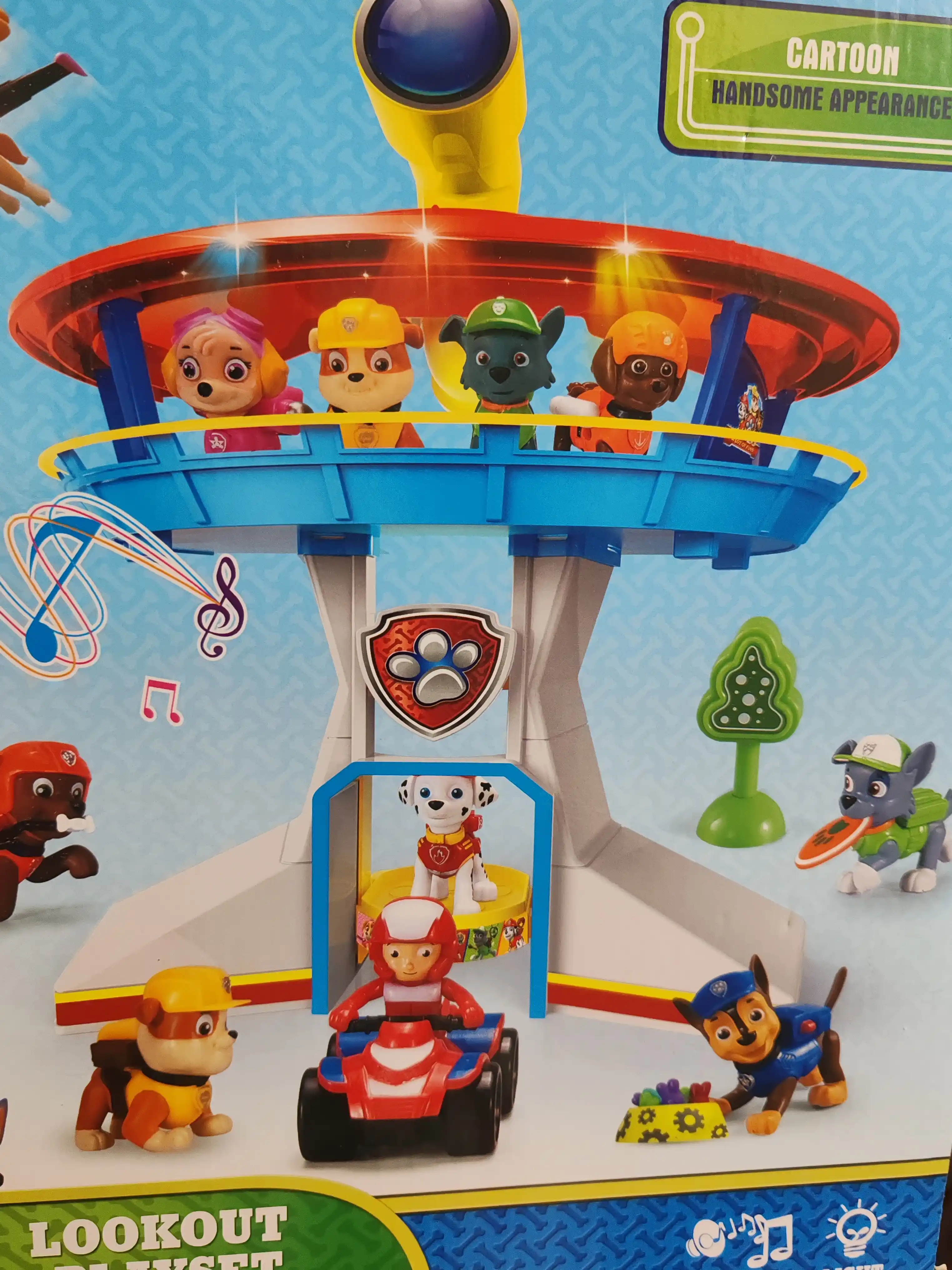 Paw Patrol avtomobili to'plami: qutqaruv bazasi, avtoturargoh, patrul avtomobili