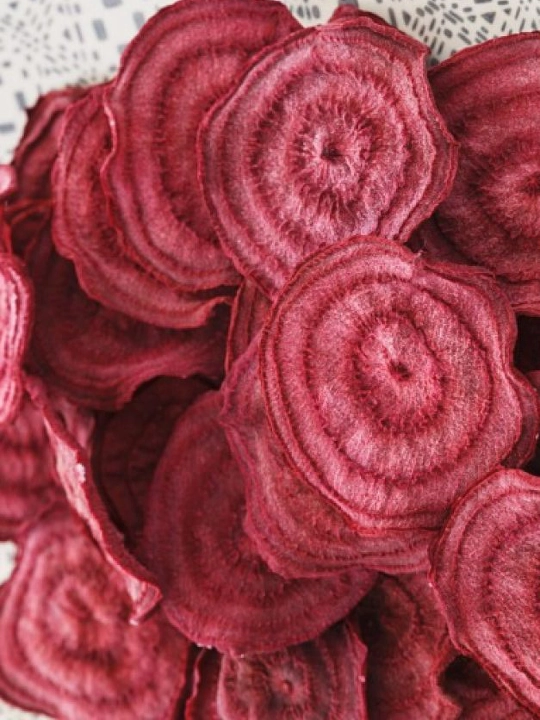 YUMMIUZ "Lavlagi" tabiiy quritilgan qizil lavlagidan chipslar, tuzsiz, 25 g