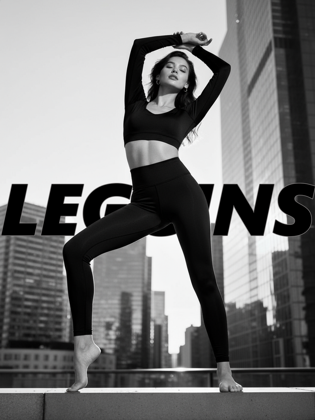Ayollar uchun sport legginslari, fitnes, yoga va pilates uchun