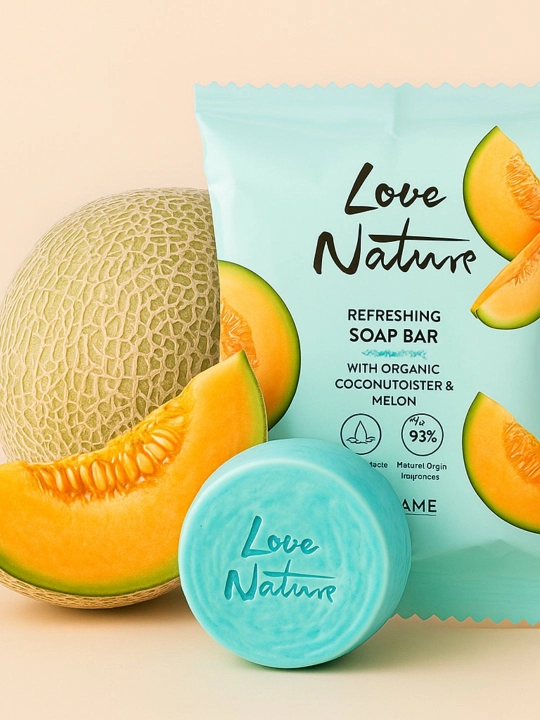 Love Nature sovuni bu tabiatdan ilhomlangan poklik, 75 g