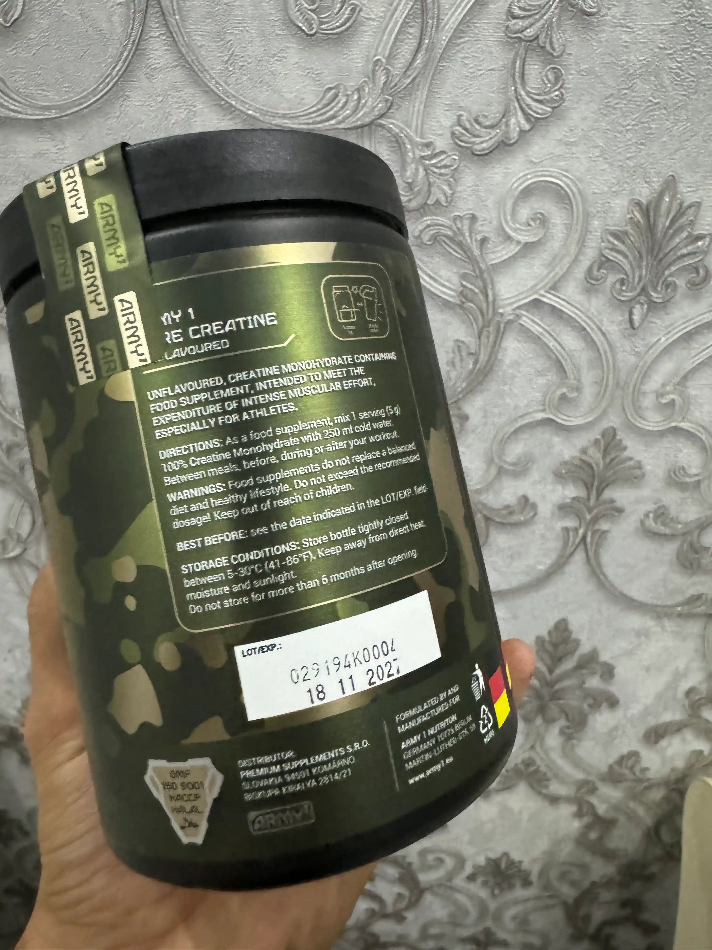 Army Pure Creatine, 300г креатин без вкуса