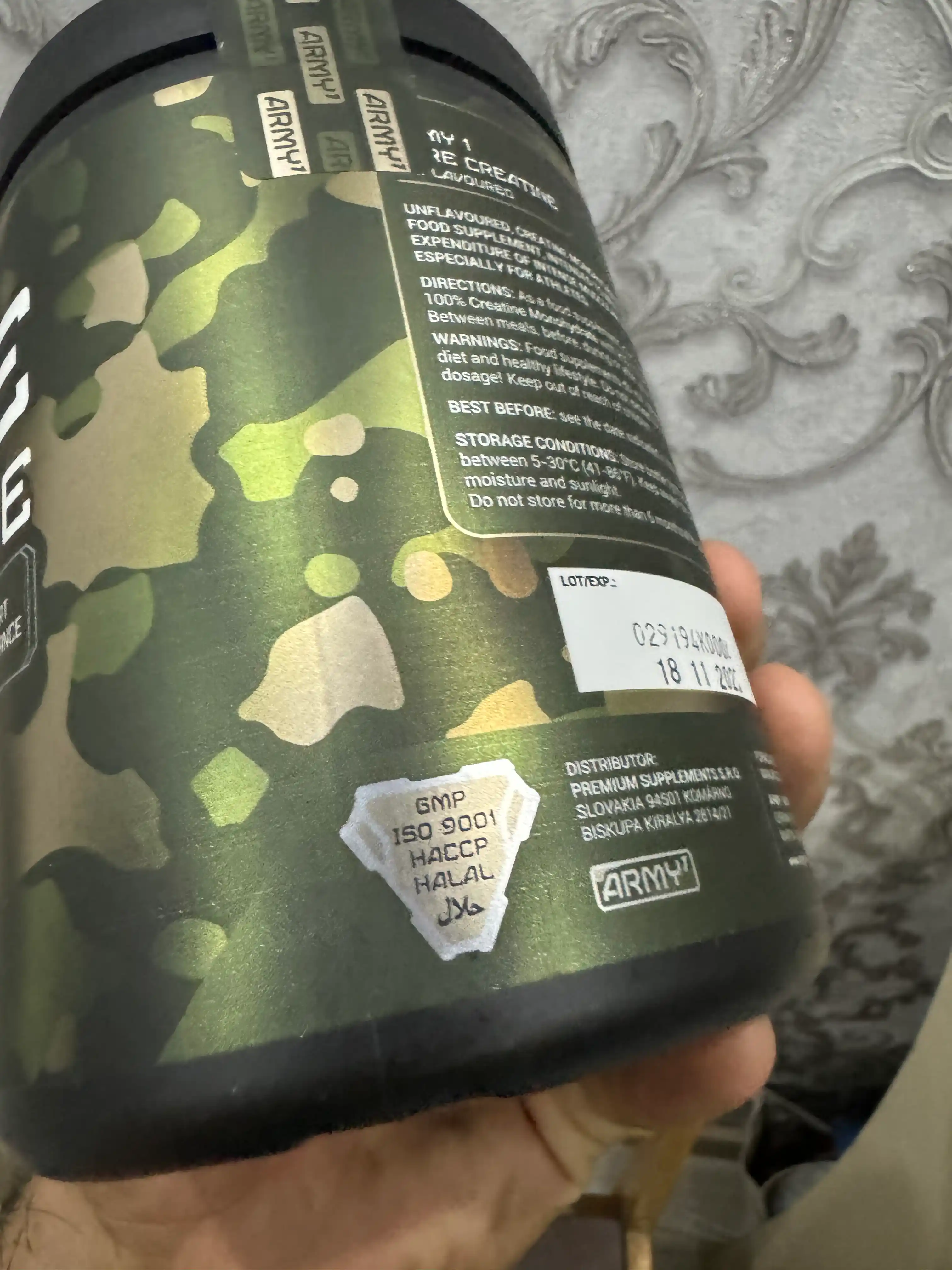 Army Pure Creatine, 300г креатин без вкуса