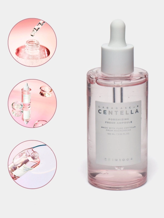 Ампула для сужения пор, 100 мл SKIN1004 Madagascar Centella Poremizing Fresh Ampoule