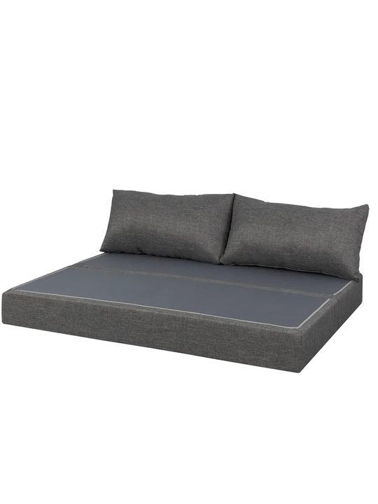 Karkassiz yig‘ma divan-karavot 140x190 sm — yotoqxona uchun
