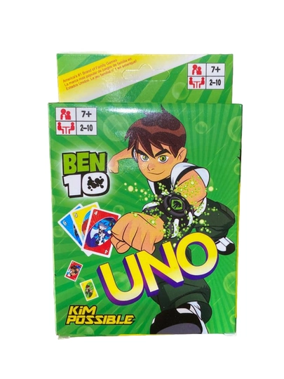 Карточная настольная игра UNO — семейная игра для 2–10 игроков, 7+ — JIYTOYS-UNOCLASSIC-ЗЕЛЕН