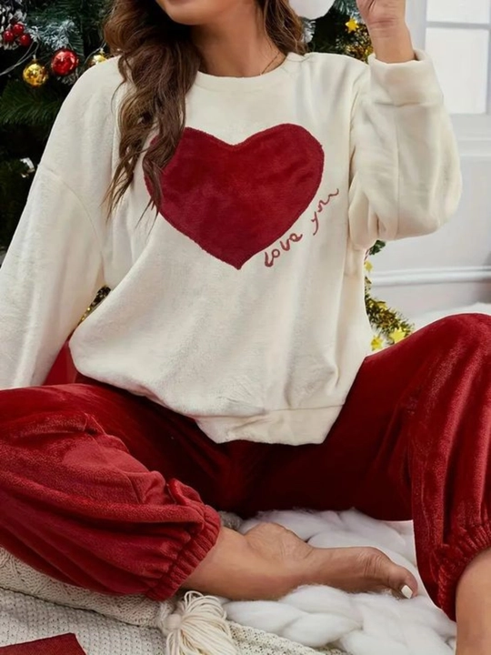 Ayollar pijamasi, tungi dvoyka, qizlar uchun pijama, yurakchali pijama, bambuk dvoyka