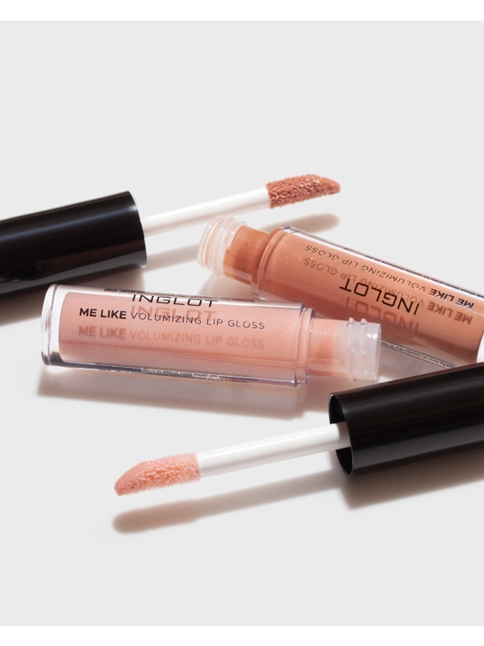 INGLOT Me Like Блеск для увеличения губ 3D-объем, увлажнение без липкости 4.8 мл