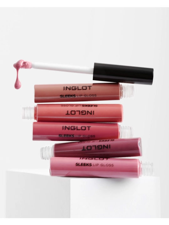 INGLOT Sleeks Lip Gloss yorqinligi, quvvati, yorqinligi va hajmi