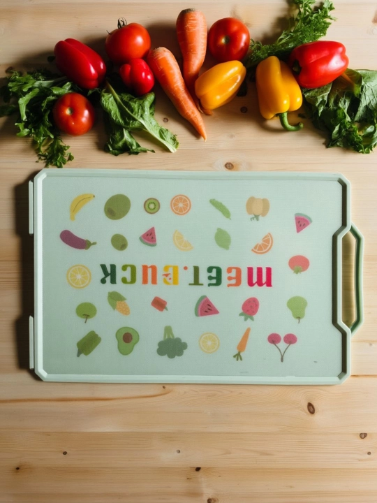 Доска разделочная, для кухни, многофункциональная нескользящая, для мяса, овощей и фруктов