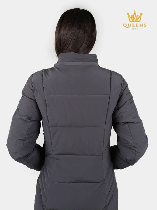 Ayollar uzun kurtkasi, qishki, issiq, kapyushonli, 4XL gacha