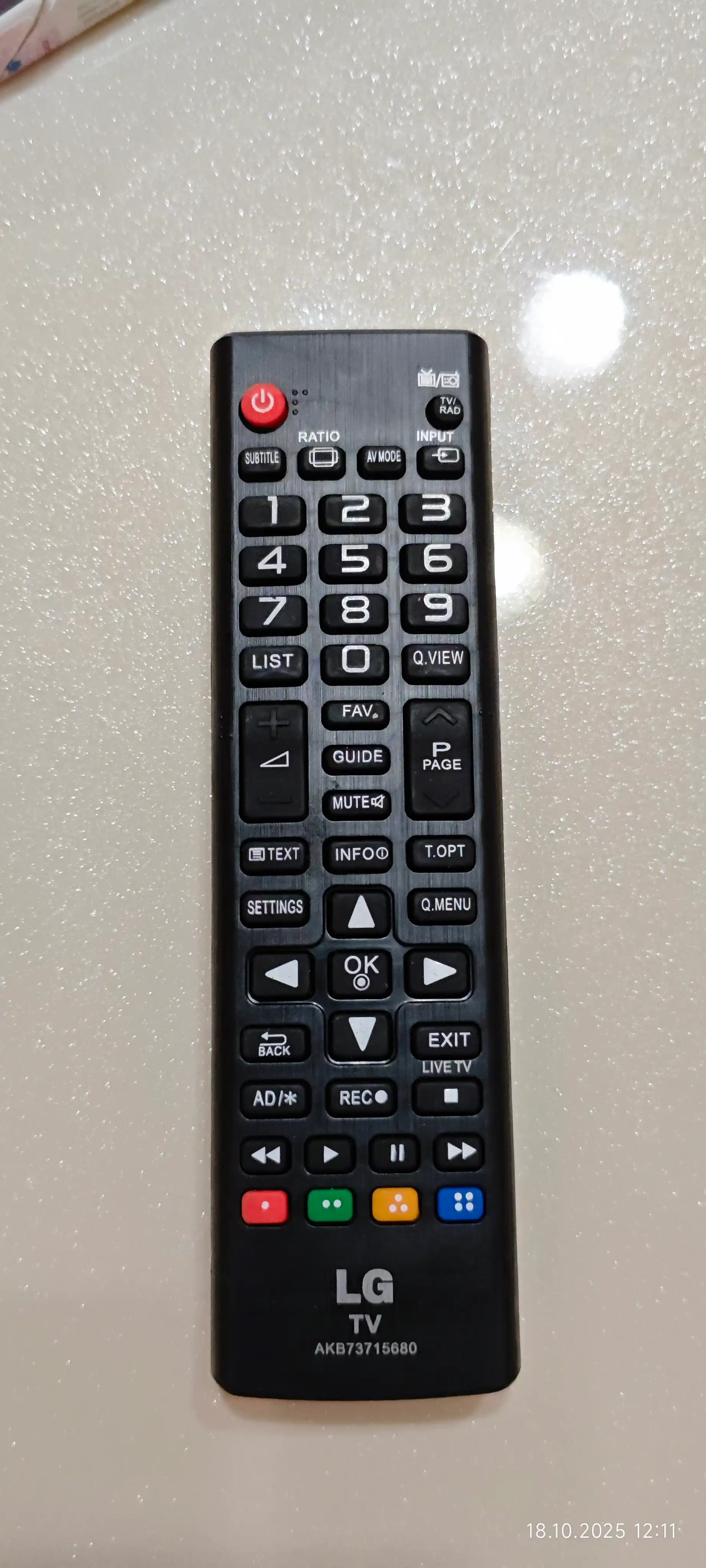Пульт для LG TV телевизоров всех моделей, универсальный 170 b