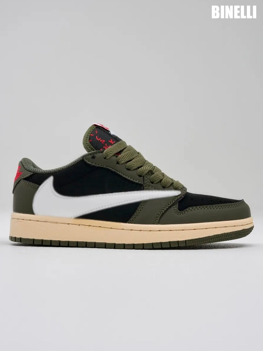Erkak, o‘smir uchun krossovkalar Nike Air Jordan 1 Low, katta o‘lchamlar, buyuklar, 45-47