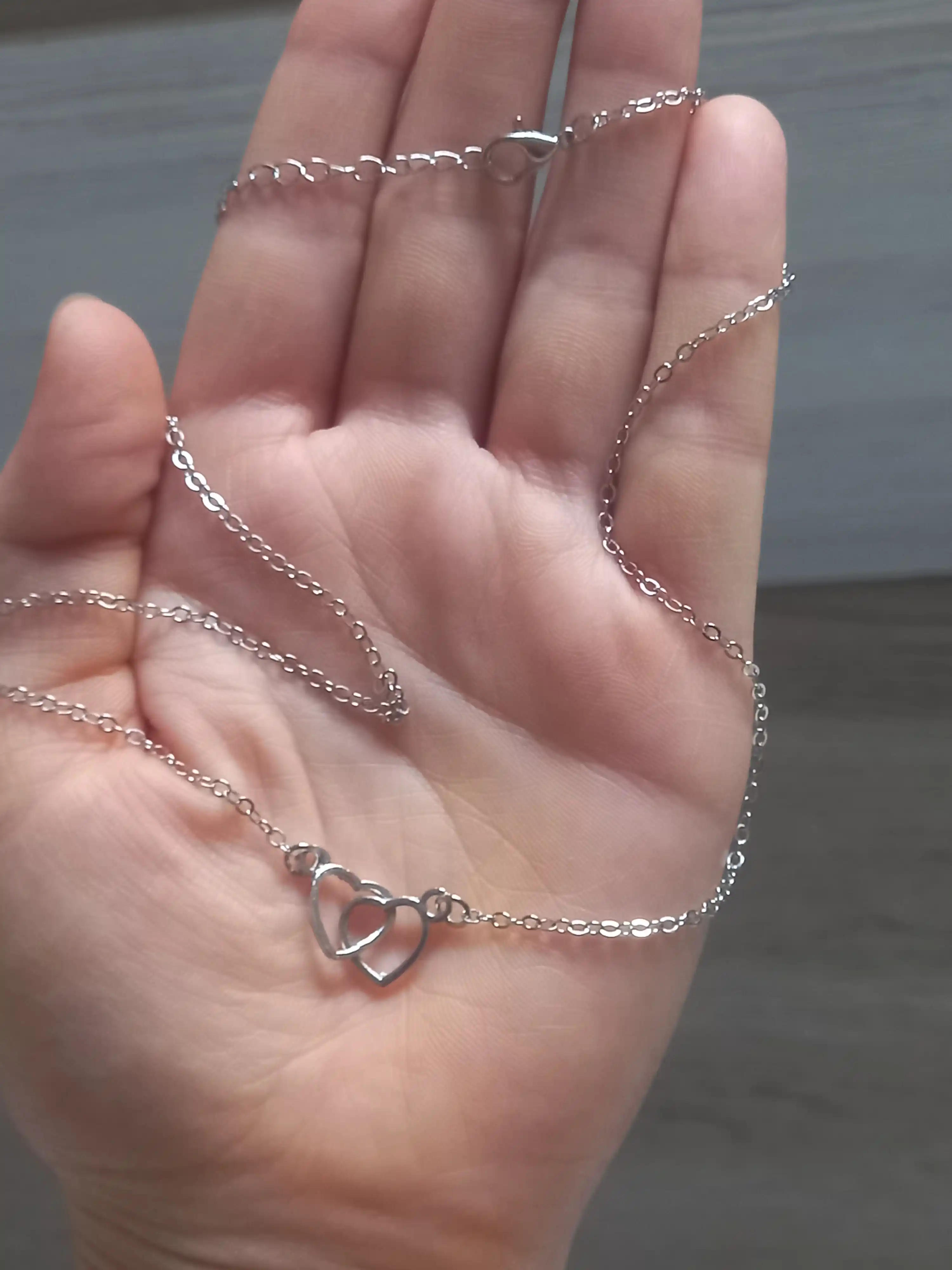 Нежная цепочка с сердечком