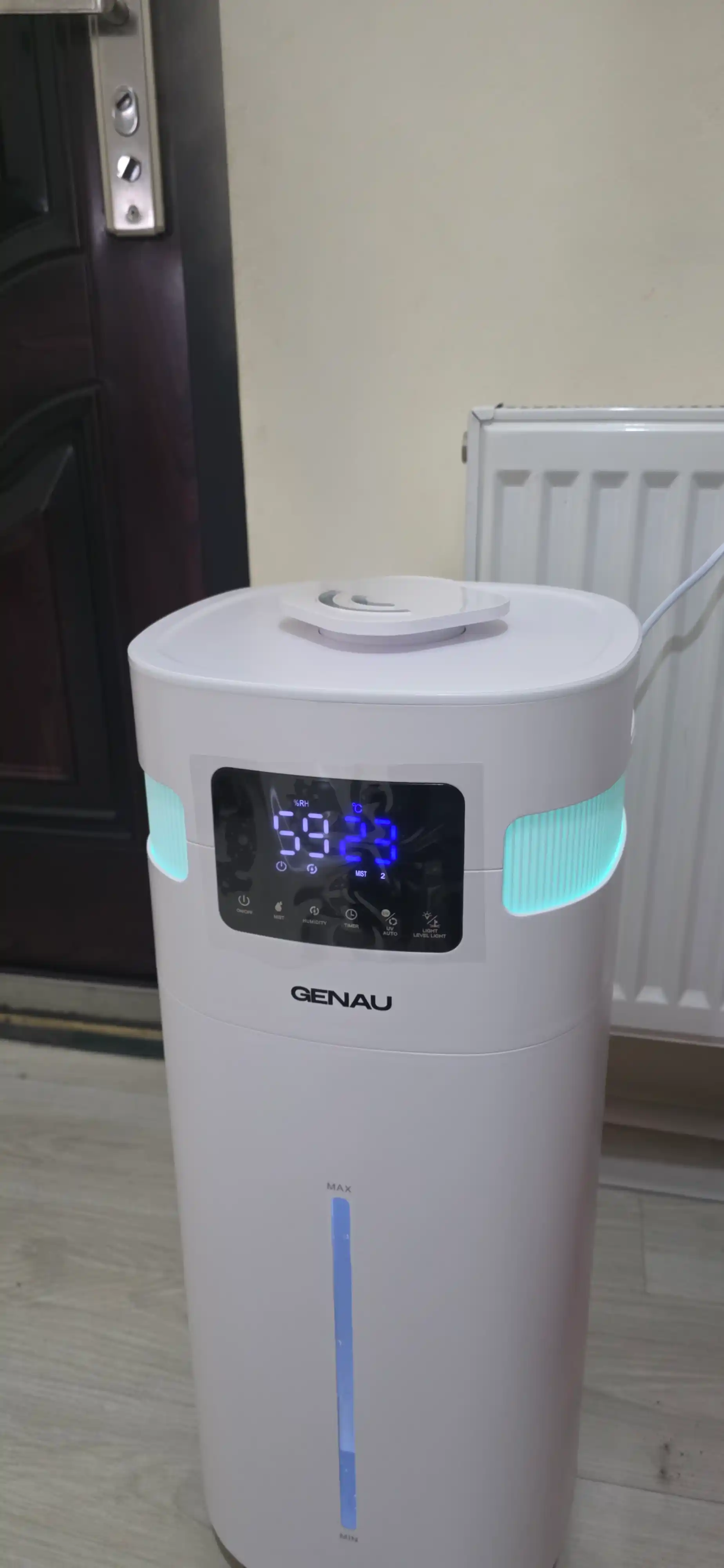 Увлажнитель воздуха Genau Fresh Air, борьба с сухим воздухом и вирусами, 20 л *AH0-01A