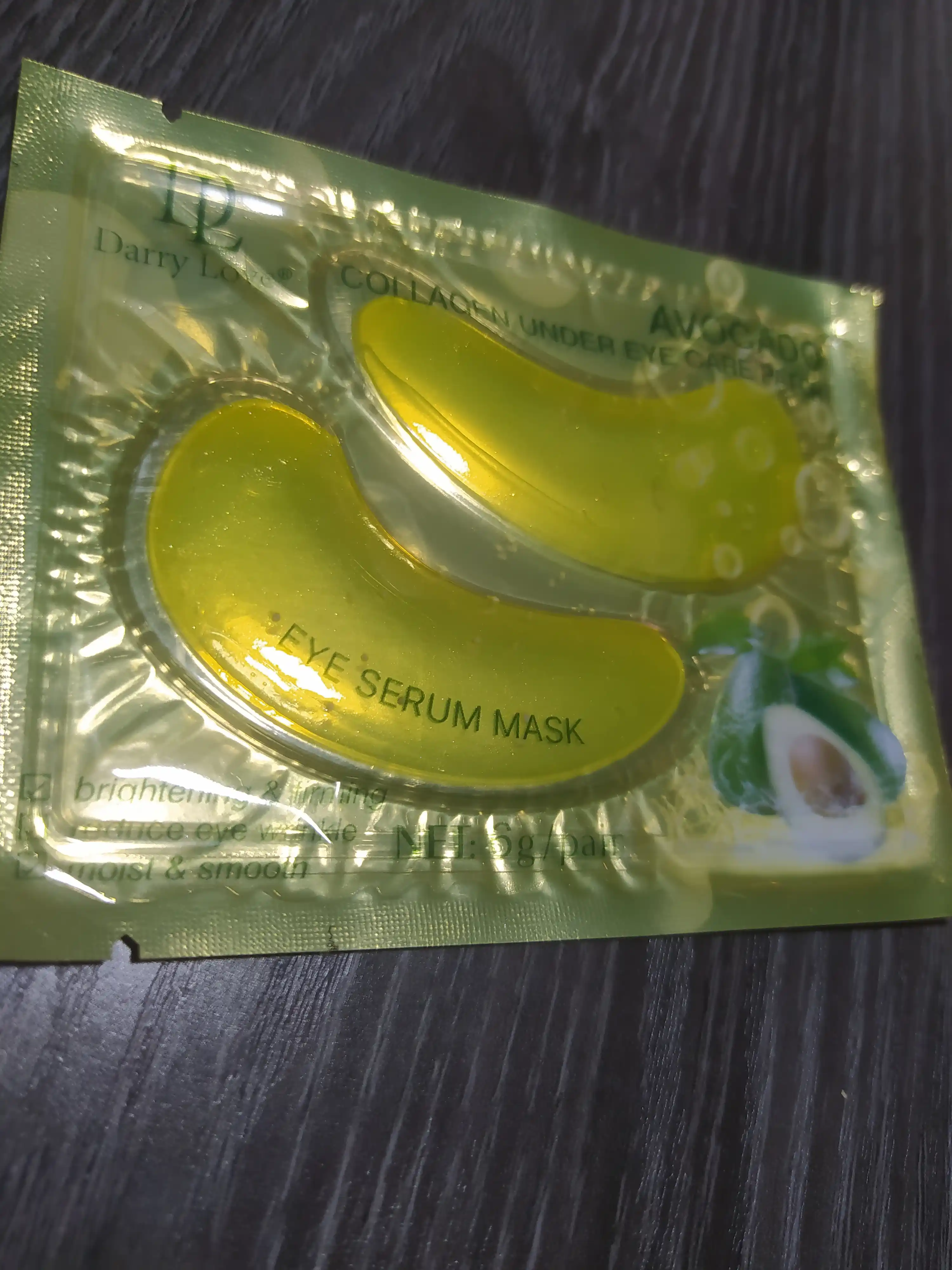 Patchilar ko'z uchun Collagen Crystal Eye Mask gidrogel, kollagen, 2 dona