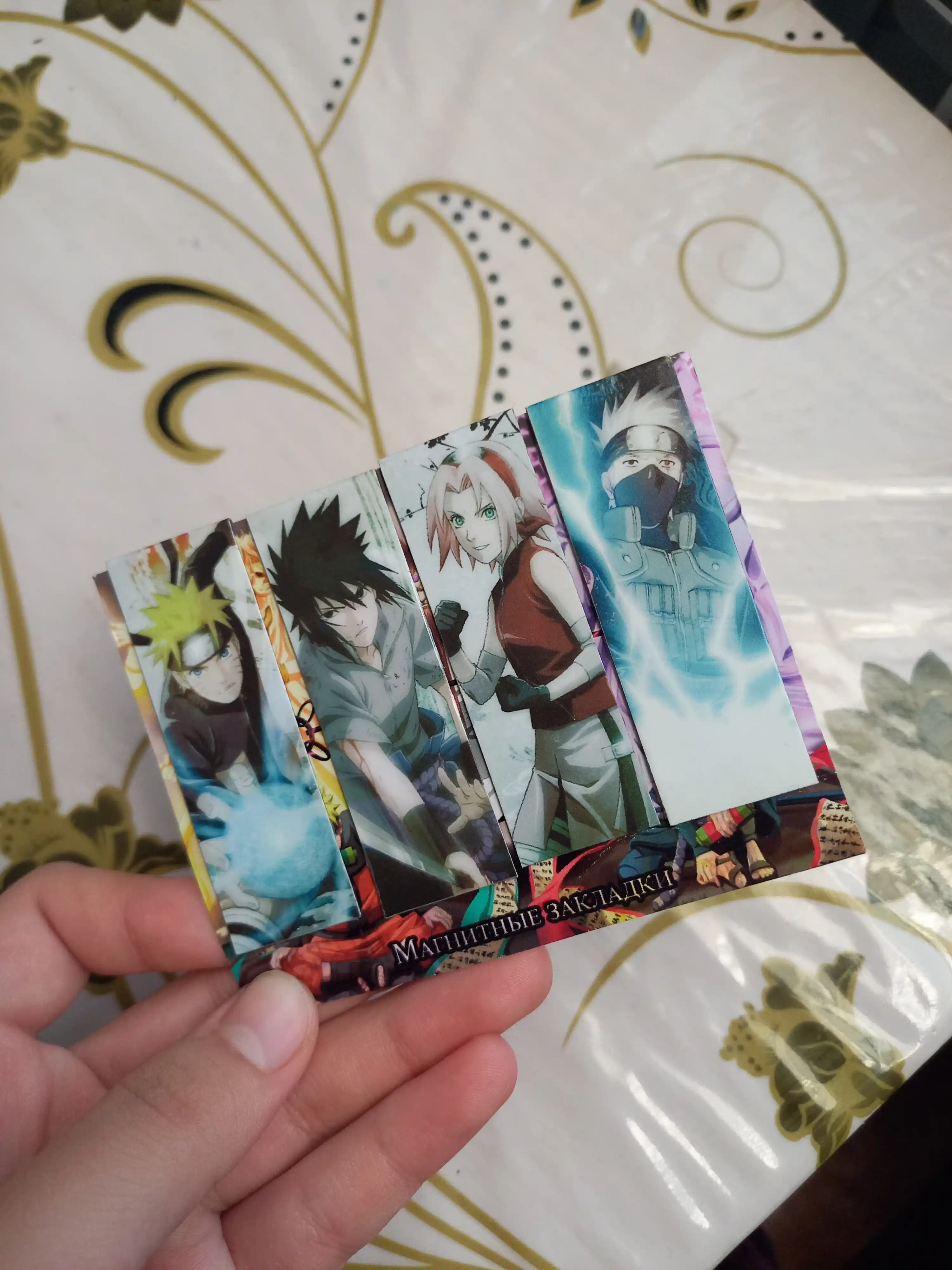Kitoblar uchun magnit xatcho'plar "Naruto"
