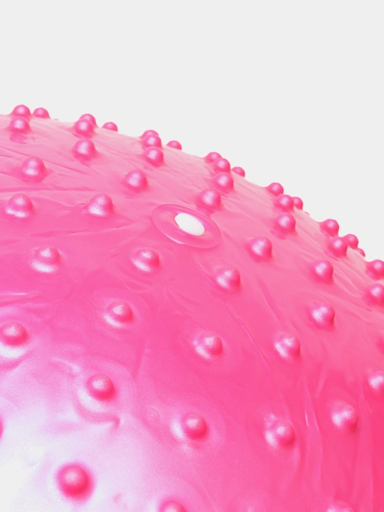 Фитбол с шипами, массажный мяч для фитнеса, с насосом, упругий, универсальный