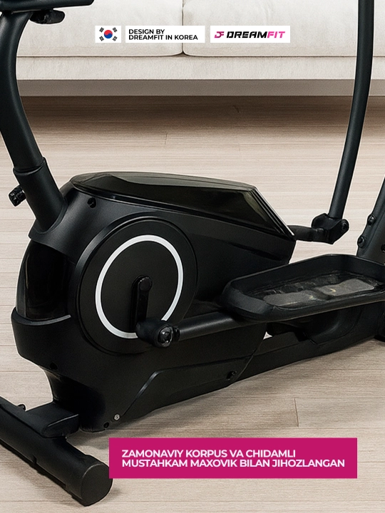Elliptik trenajor, velo chang'i Dreamfit