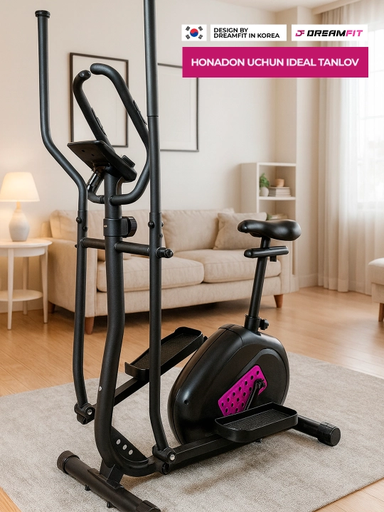 Elliptik trenajor, velo chang'i Dreamfit