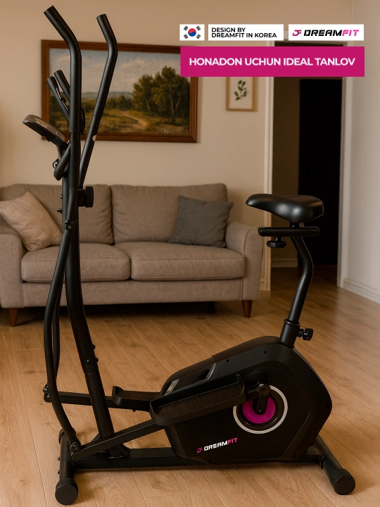 Elliptik trenajor, velo chang'i Dreamfit