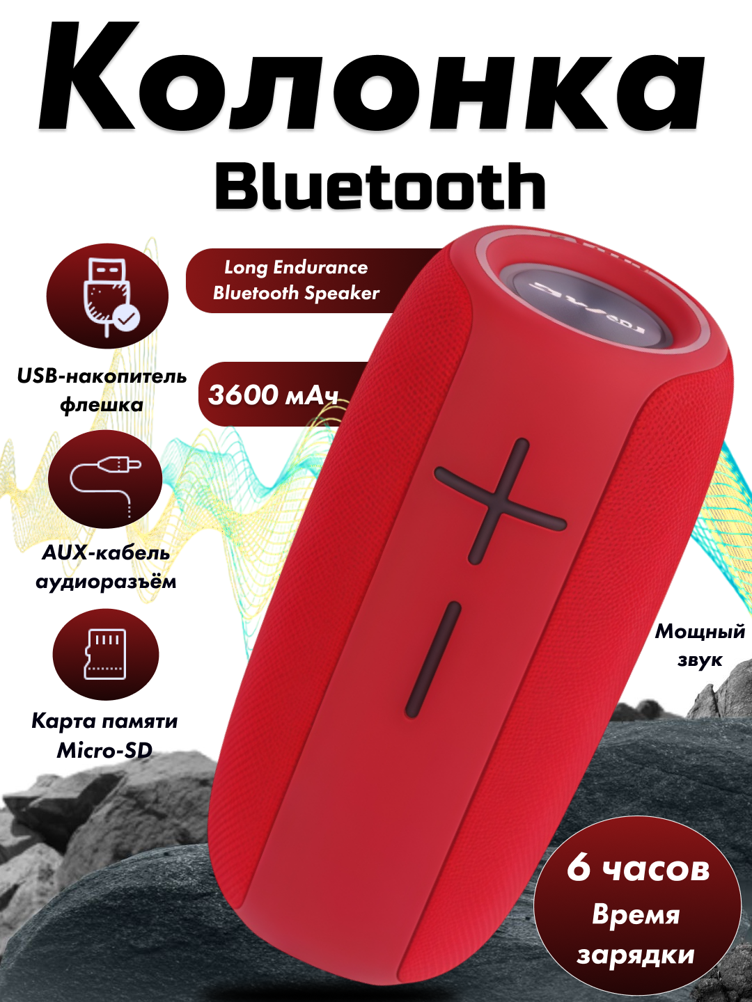 Беспроводная колонка Awei Y370 - 