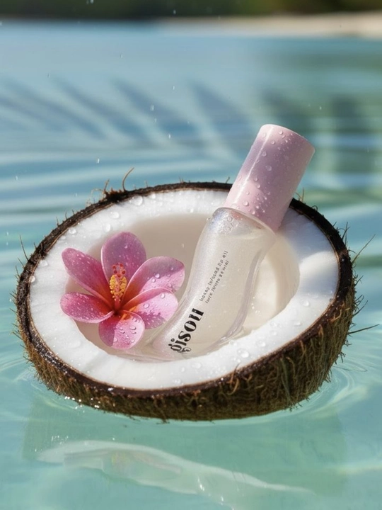 Gisou Honey-Infused Lip Oil Coconut Frost, Mango Passion Punch, Honey Gold — масло для губ - 