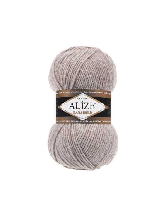 Нить для вязания Alize Lanagold, 49% шерсть, 51% акрил, 100 г, 240 м - 