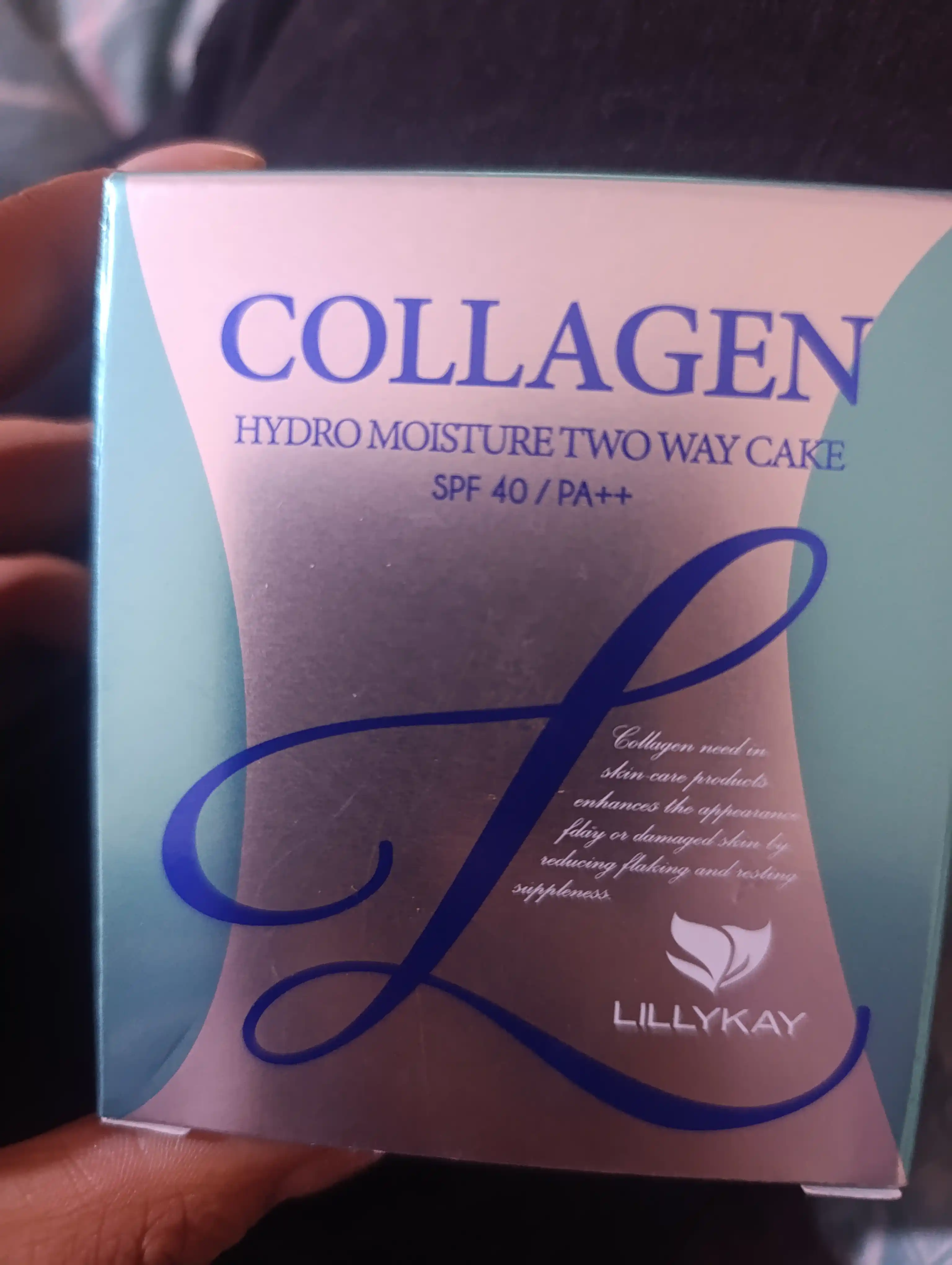 Увлажняющая пудра с коллагеном Lillykay Collagen Hydro Moisture SPF40 PA+++