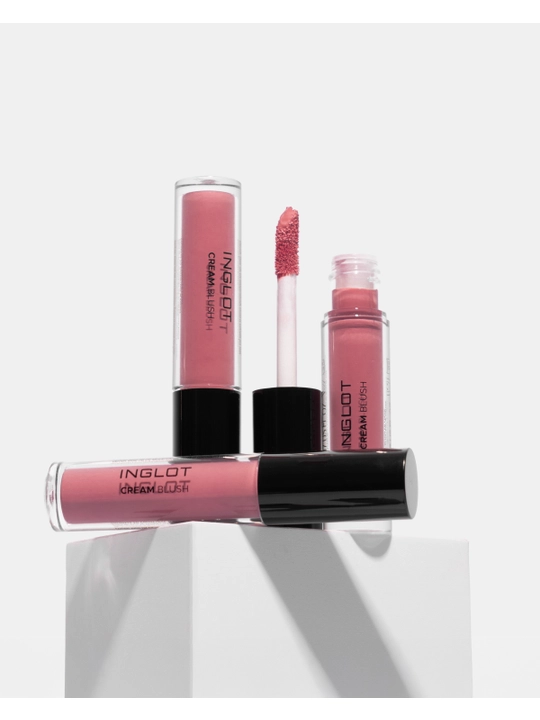 INGLOT Cream Blush, 5 мл кремовые румяна с аппликатором, легко растушёвываются