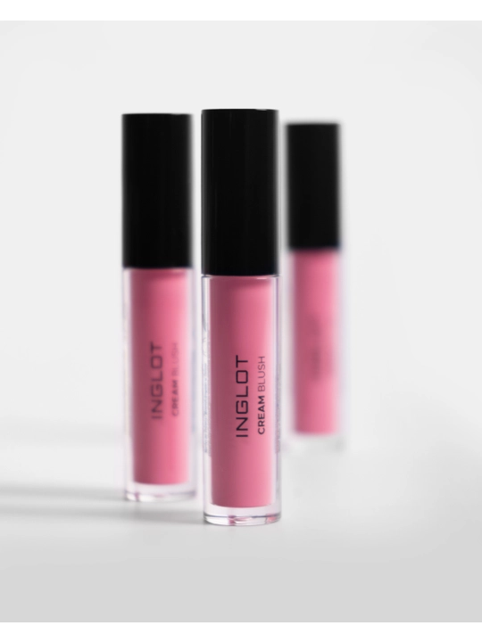 INGLOT Cream Blush, 5 мл кремовые румяна с аппликатором, легко растушёвываются