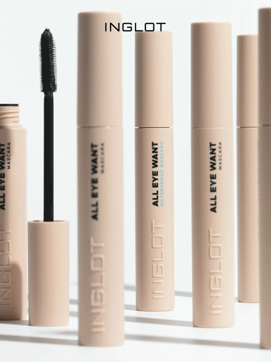 INGLOT Mascara тушь для ресниц, удлиняет, разделяет, придаёт объём, стойкая 8,5 мл