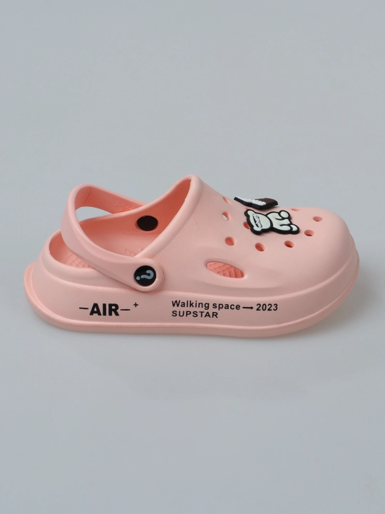 Детские сабо с массажной стелькой, летние тапочки, обувь для детей, ЭВА материал
