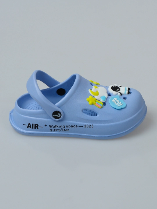 Детские сабо с массажной стелькой, летние тапочки, обувь для детей, ЭВА материал