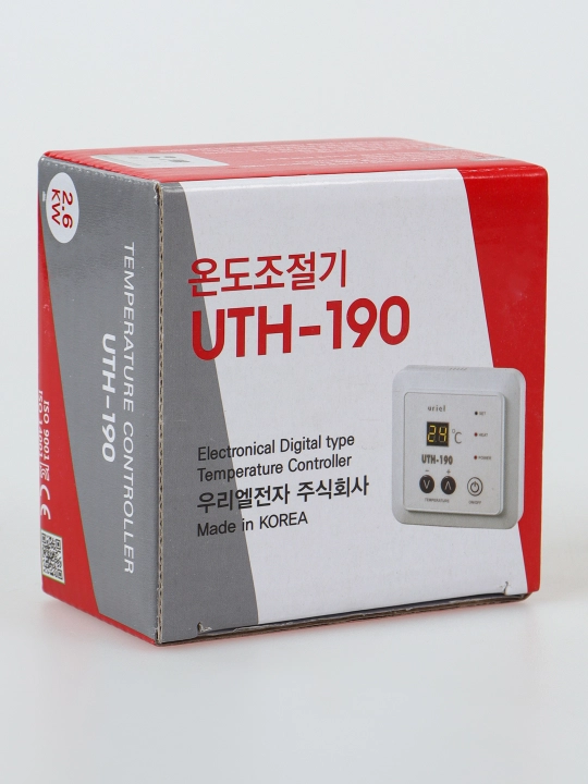 Elektron termoregulyator UTH-190 — issiq pol va isitish tizimlari uchun raqamli termostat