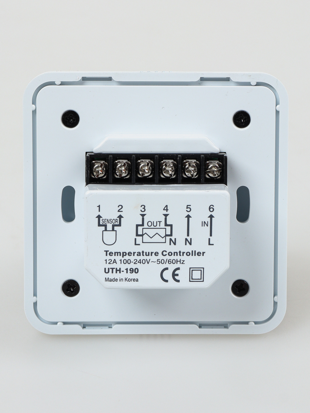 Elektron termoregulyator UTH-190 — issiq pol va isitish tizimlari uchun raqamli termostat