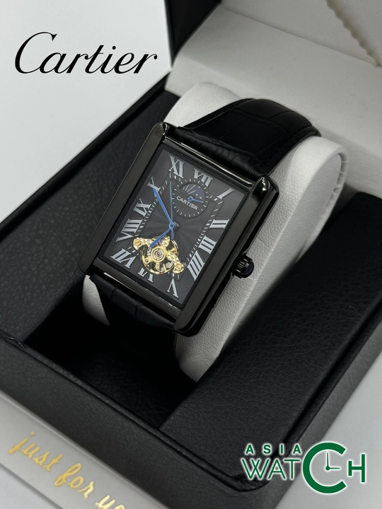 Cartier Tank MS mexanik soati, eko-charm kamar, kun va tun funksiyasi - 