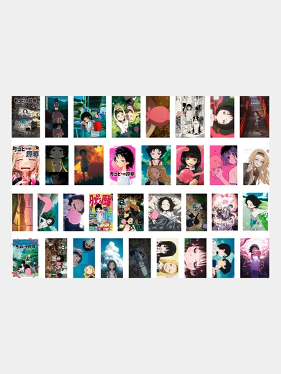 Наклейки Аниме Наруто, Блич, Дзюдзюцу Кайсен, Убийца Демонов, Атака Титанов, 50 видов — DEANSAM-ANIME01-БЕЖМЕЛ