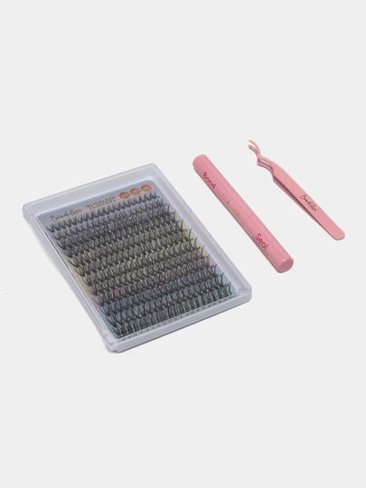 Профессиональный набор пучковых ресниц "Beautifullkiss Lash Kit"